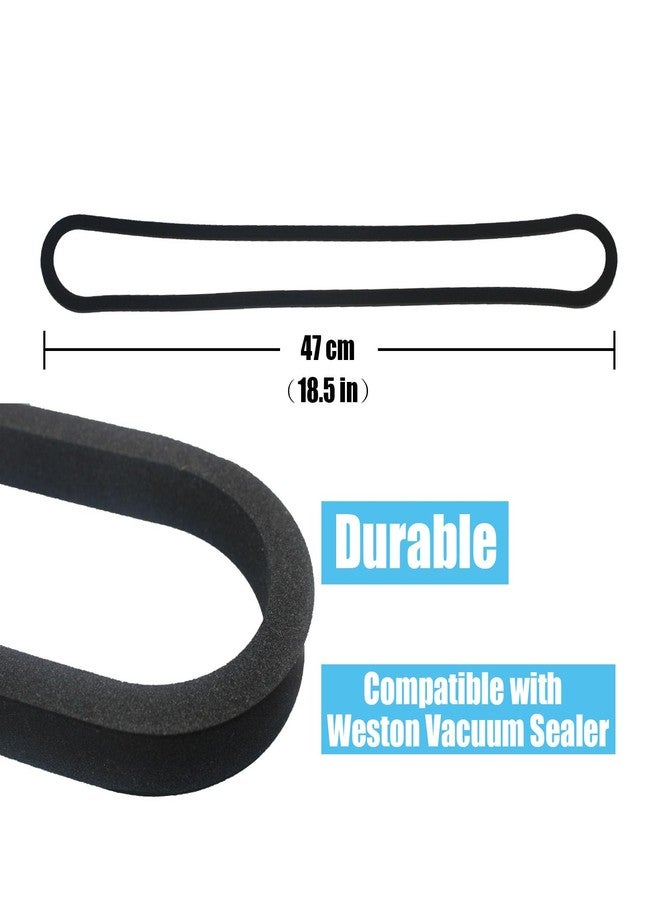 gocola Maintenance Kit for Weston Pro-Series Vacuum Sealer, Includes 2Pcs Oval Vacuum Chamber Seals and 4Pcs Seal Bar Tapes, Part Kit for Weston Pro-2100 & 2300 & Pro-2200 Vacuum Sealer Pro Series - Image 3